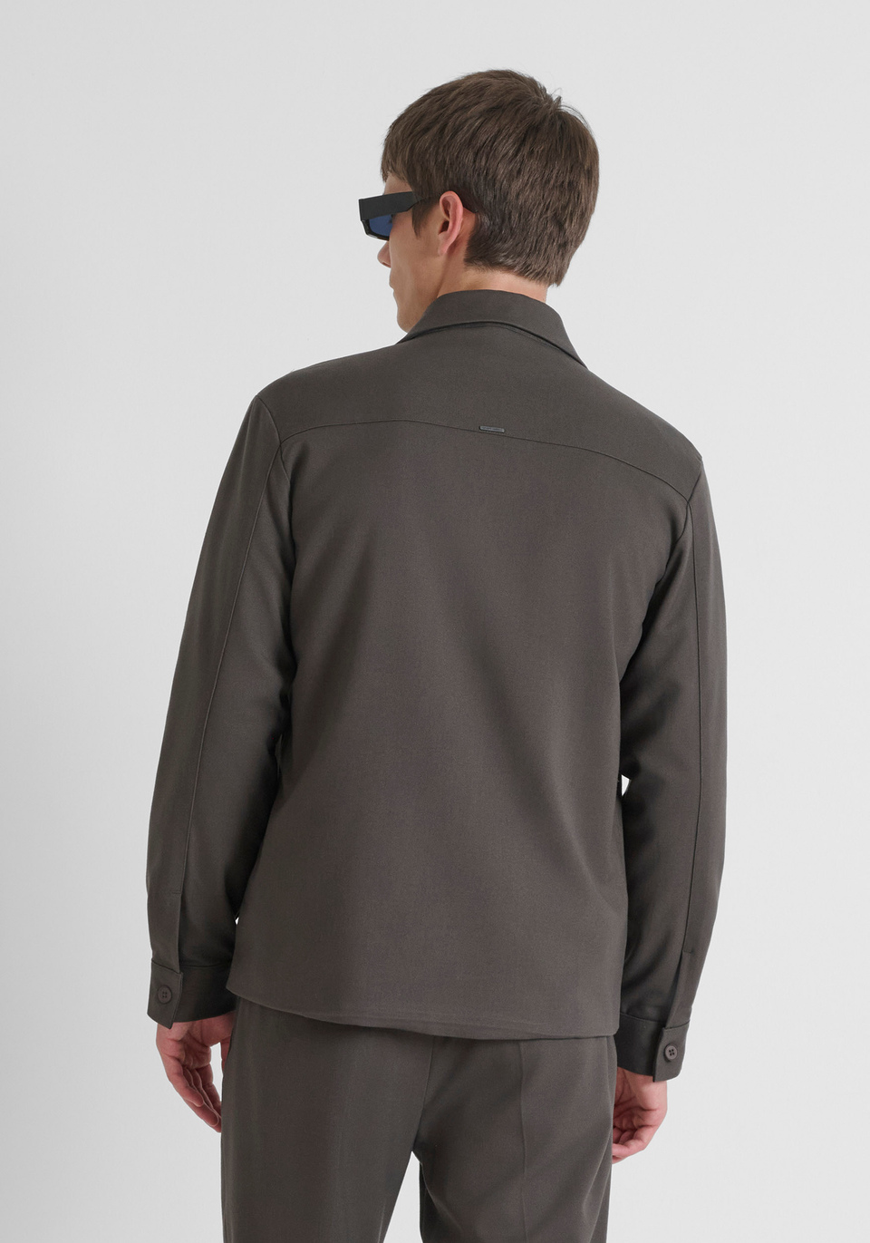 CAMICIA REGULAR FIT IN TWILL ELASTICIZZATO - Antony Morato Online Shop