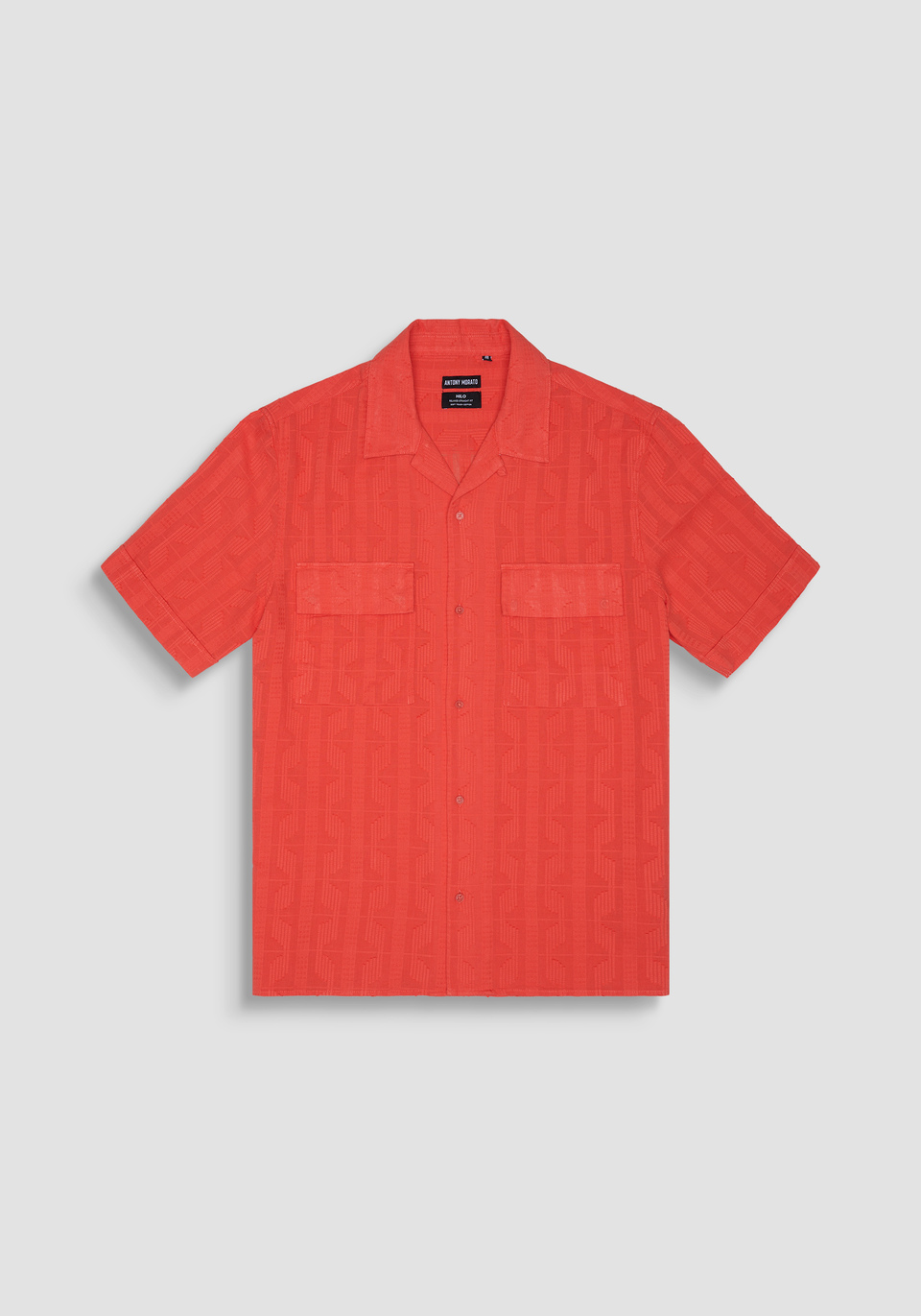 "HILO" RELAXED STRAIGTH FIT SHIRT IN COTTON WITH GEOMETRIC PATTERN - Antony Morato Online Shop "HILO" RELAXED STRAIGTH FIT SHIRT IN COTTON WITH GEOMETRIC PATTERN - Antony Morato Online Shop