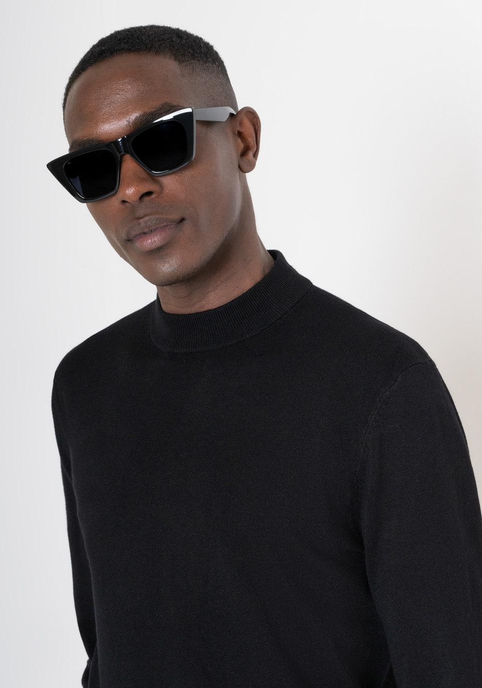 Maglia mezzo collo top