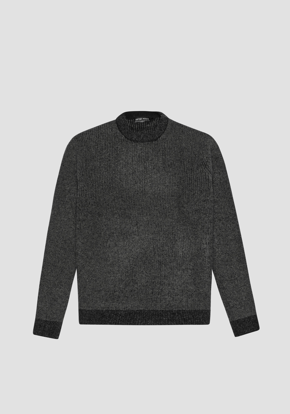 PULLOVER REGULAR FIT AUS BEARBEITETER MOHAIR-WOLLMISCHUNG - Antony Morato Online Shop