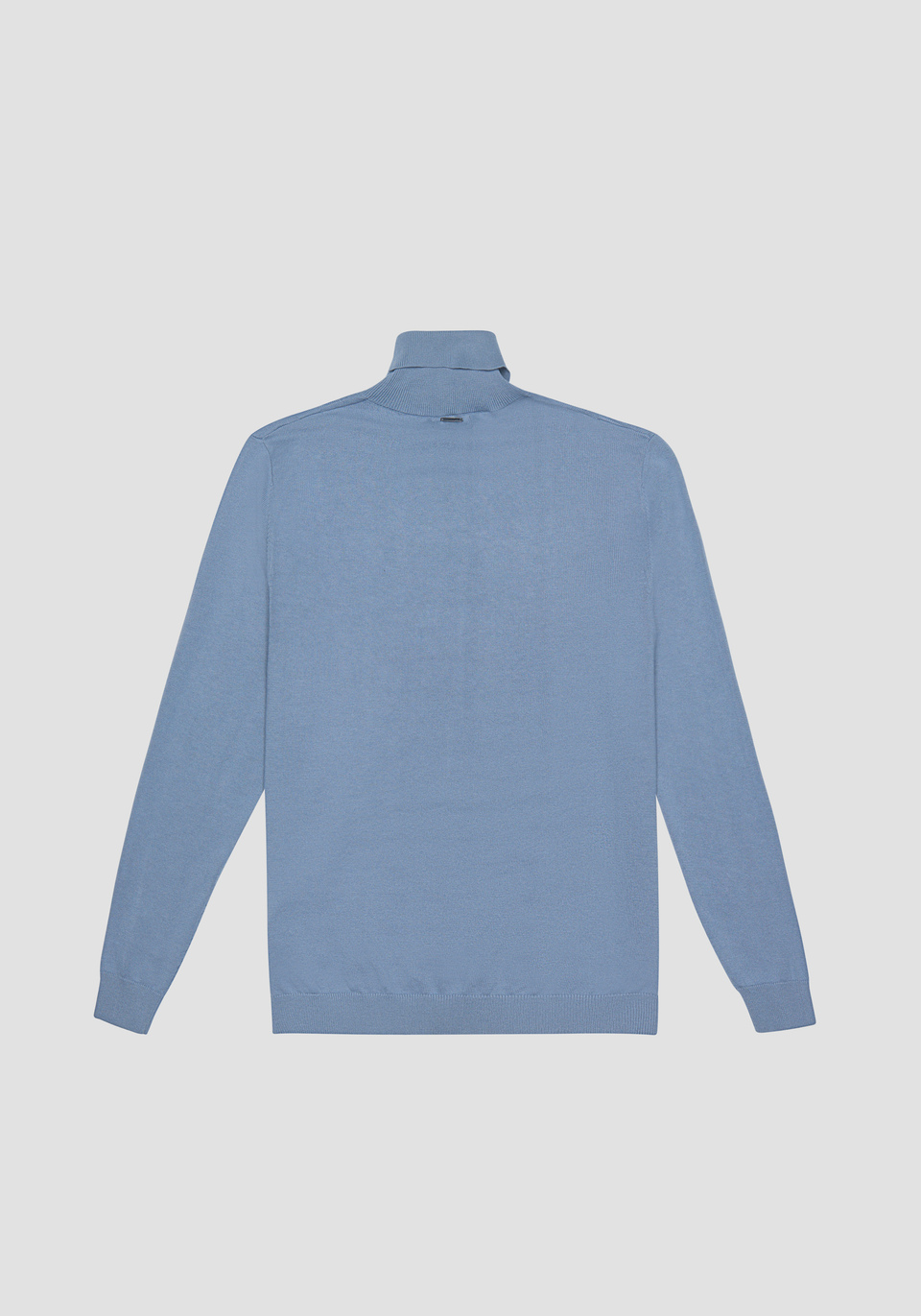 REGULAR FIT SWEATER IN WOOL BLEND WITH GEOMETRIC WORKMANSHIP Antony Morato