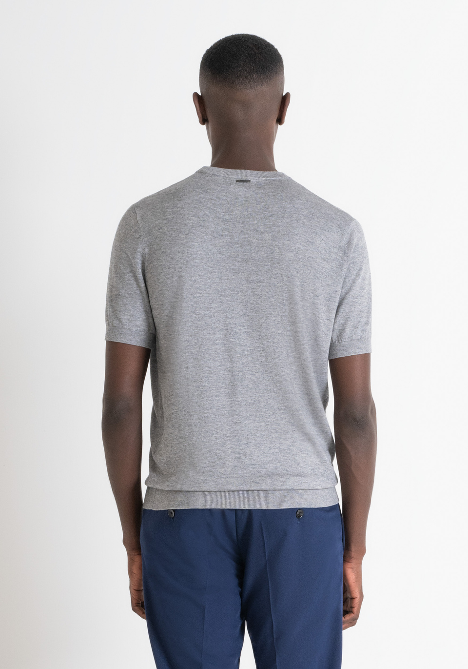 pull regular fit en laine melangee