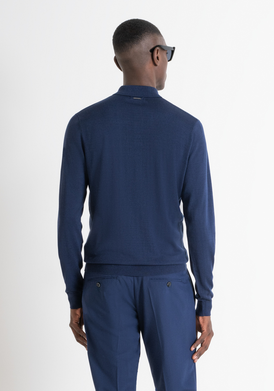 PULLOVER MIT KRAGEN REGULAR FIT AUS WOLLMISCHUNG Antony Morato