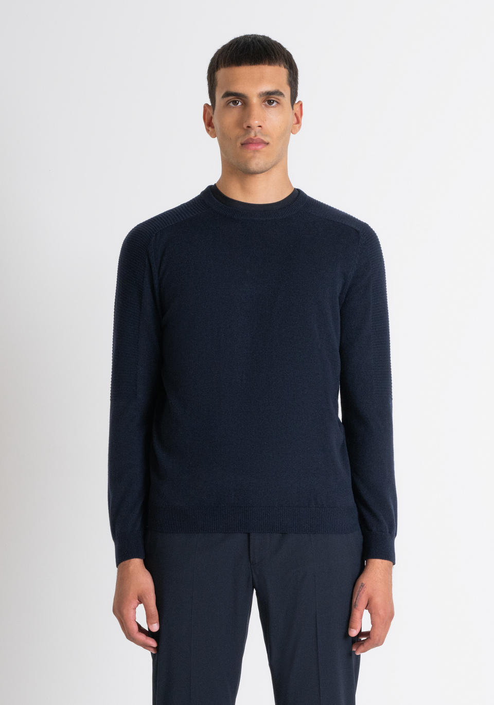 REGULAR FIT MERINO WOOL SWEATER Antony Morato