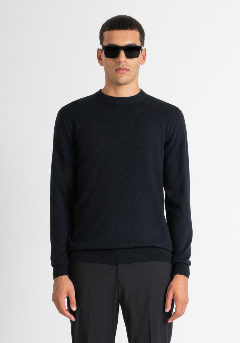 MAGLIONE REGULAR FIT IN MISTO CASHMERE Antony Morato
