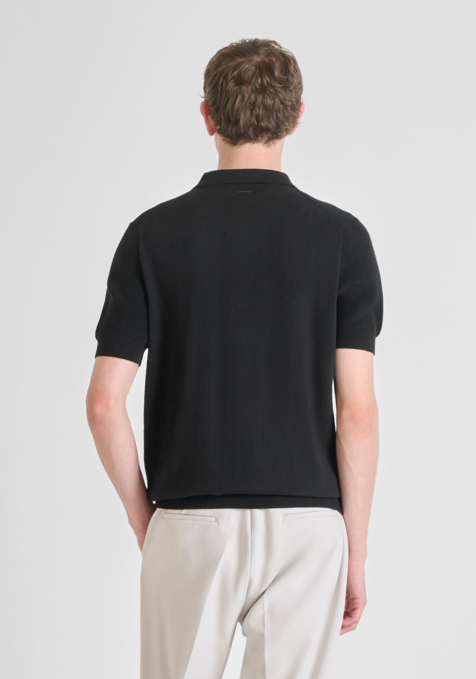 POLO REGULAR FIT IN FILATO DI COTONE - Antony Morato Online Shop