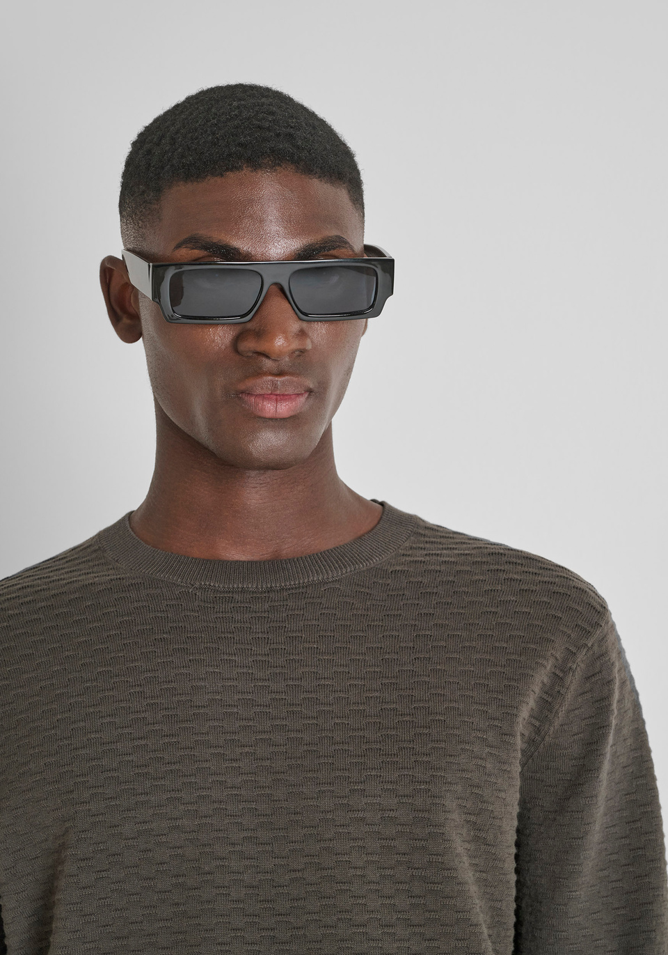 MAGLIA REGULAR FIT IN COTONE CON MOTIVO GEOMETRICO - Antony Morato Online Shop