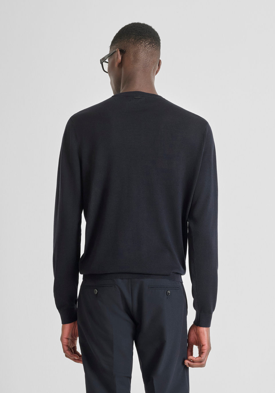 REGULAR FIT WOOL BLEND SWEATER - Antony Morato Online Shop