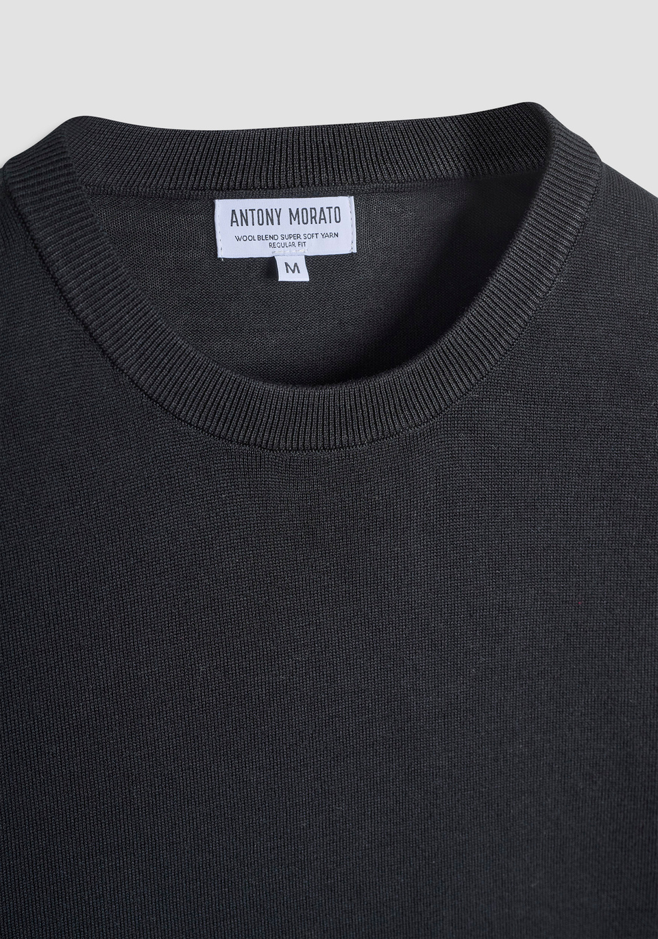 SUÉTER DE MANGA CORTA REGULAR FIT EN MEZCLA DE LANA - Antony Morato Online Shop