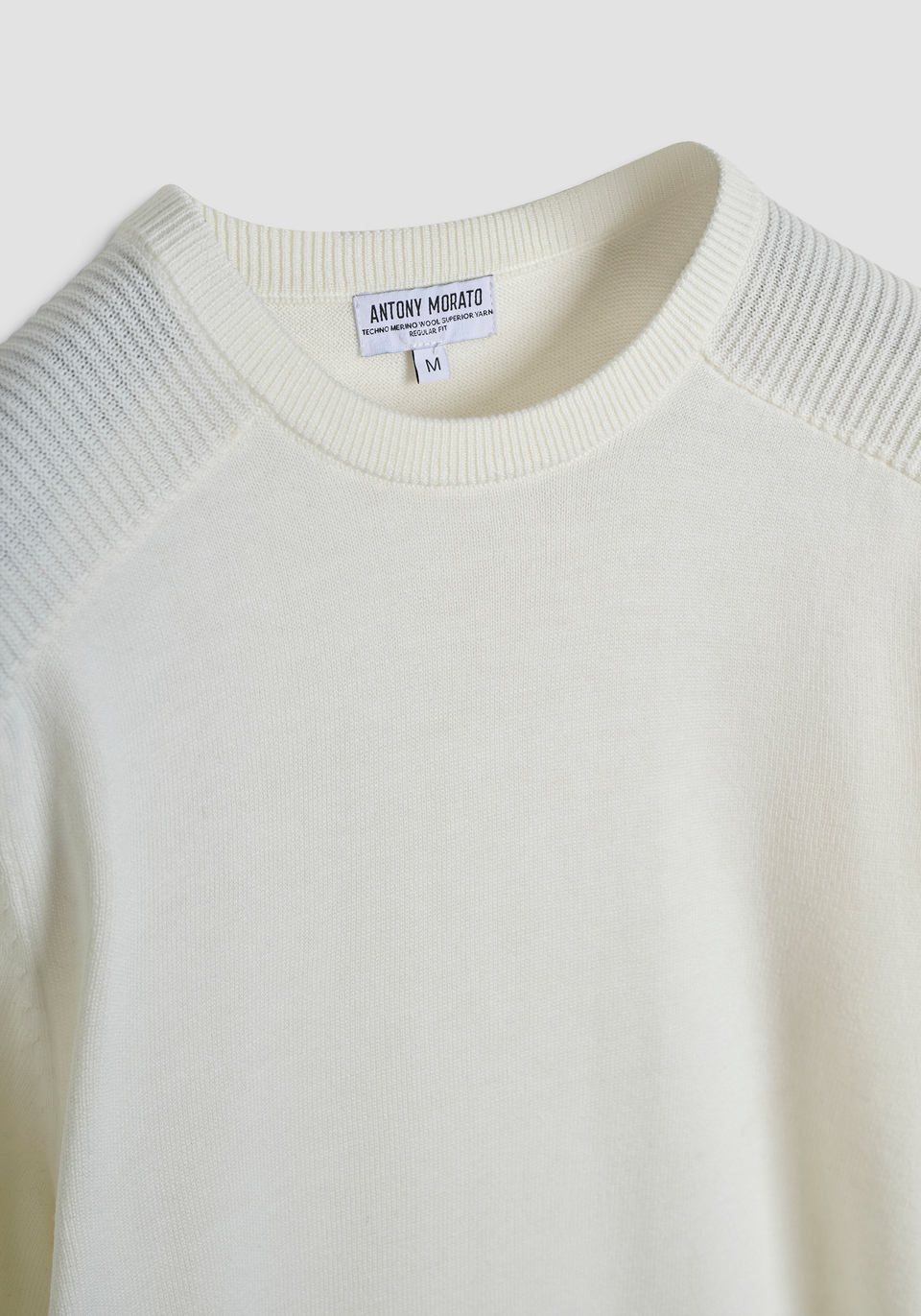 REGULAR FIT SWEATER IN MERINO WOOL BLEND | Antony Morato