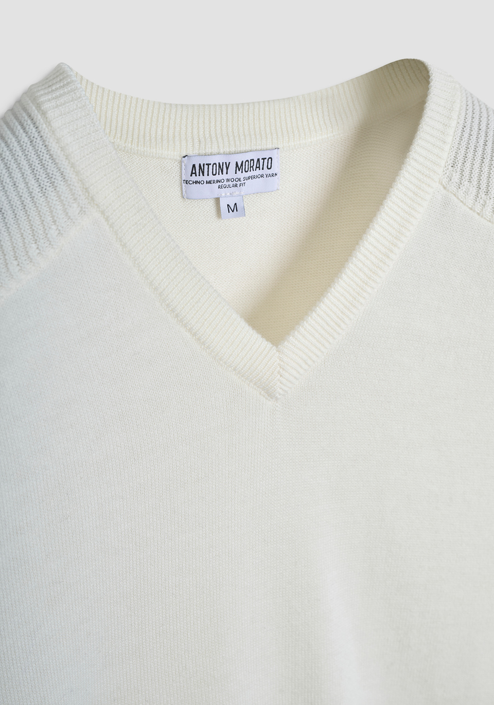 REGULAR FIT MERINO WOOL BLEND JERSEY - Antony Morato Online Shop