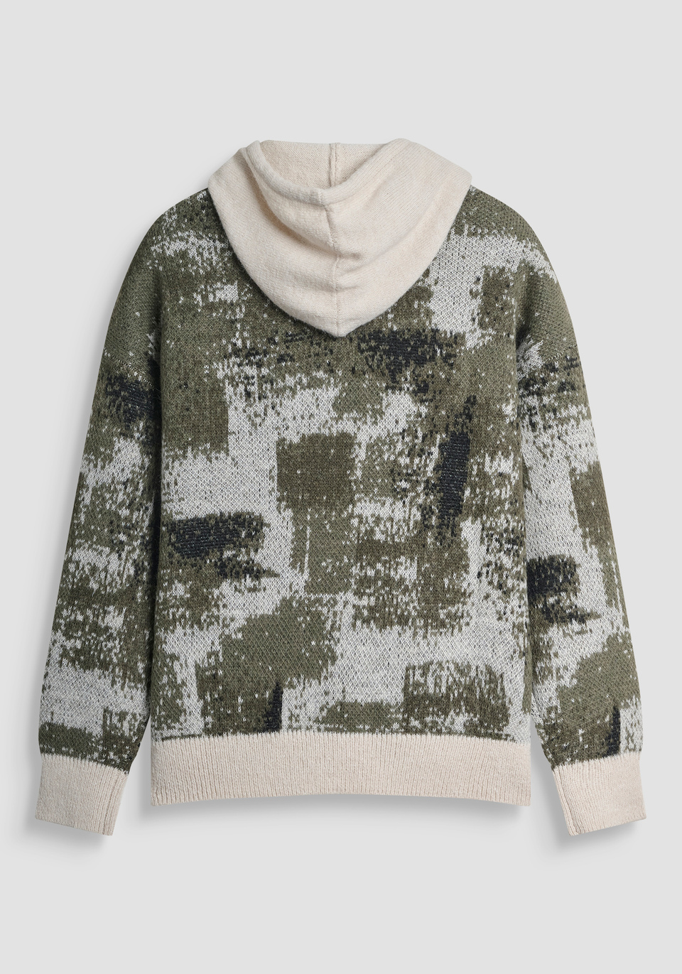 SUDADERA CON CAPUCHA RELAXED FIT EN HILO CÁLIDO - Antony Morato Online Shop