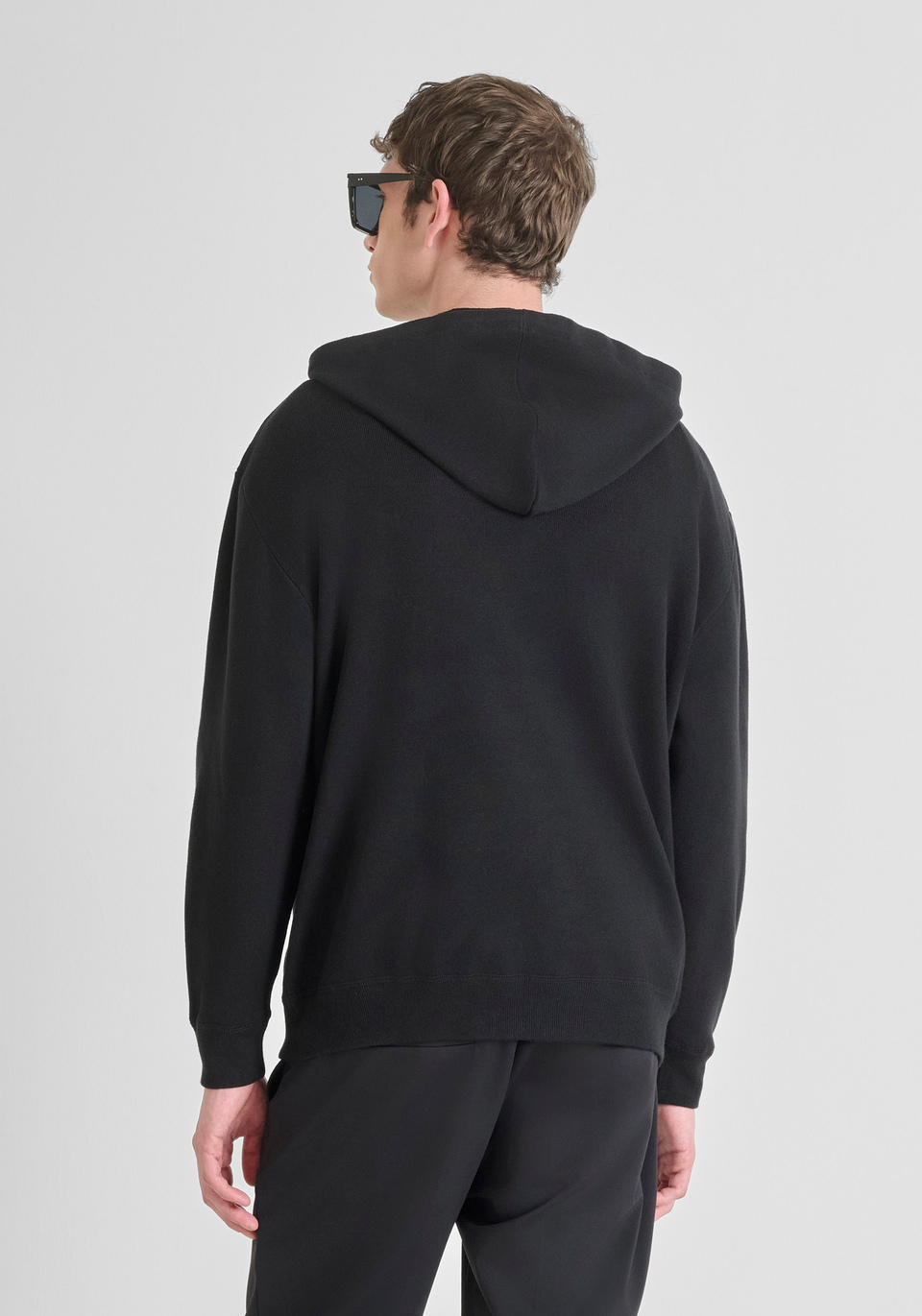 RELAXED FIT COTTON BLEND HOODIE SOFT TOUCH - Antony Morato Online Shop