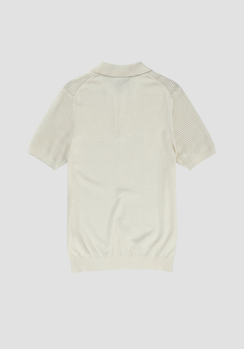 REGULAR-FIT SHORT-SLEEVED POLO SHIRT IN A SOFT COTTON BLEND WITH