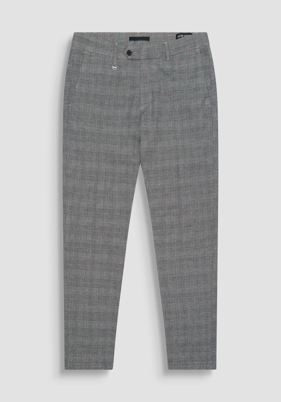 HOSE „BRYAN“ SKINNY FIT MIT PRINCE OF WALES-PRINT AUS ELASTISCHEM BAUMWOLL-MISCHGEWEBE - Antony Morato Online Shop