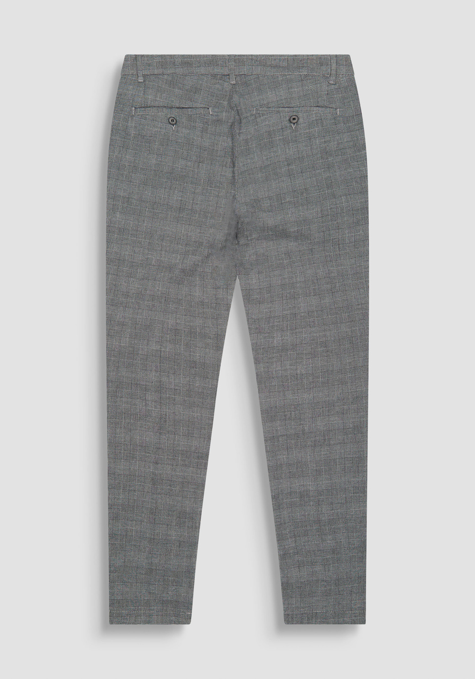 HOSE „BRYAN“ SKINNY FIT MIT PRINCE OF WALES-PRINT AUS ELASTISCHEM BAUMWOLL-MISCHGEWEBE - Antony Morato Online Shop