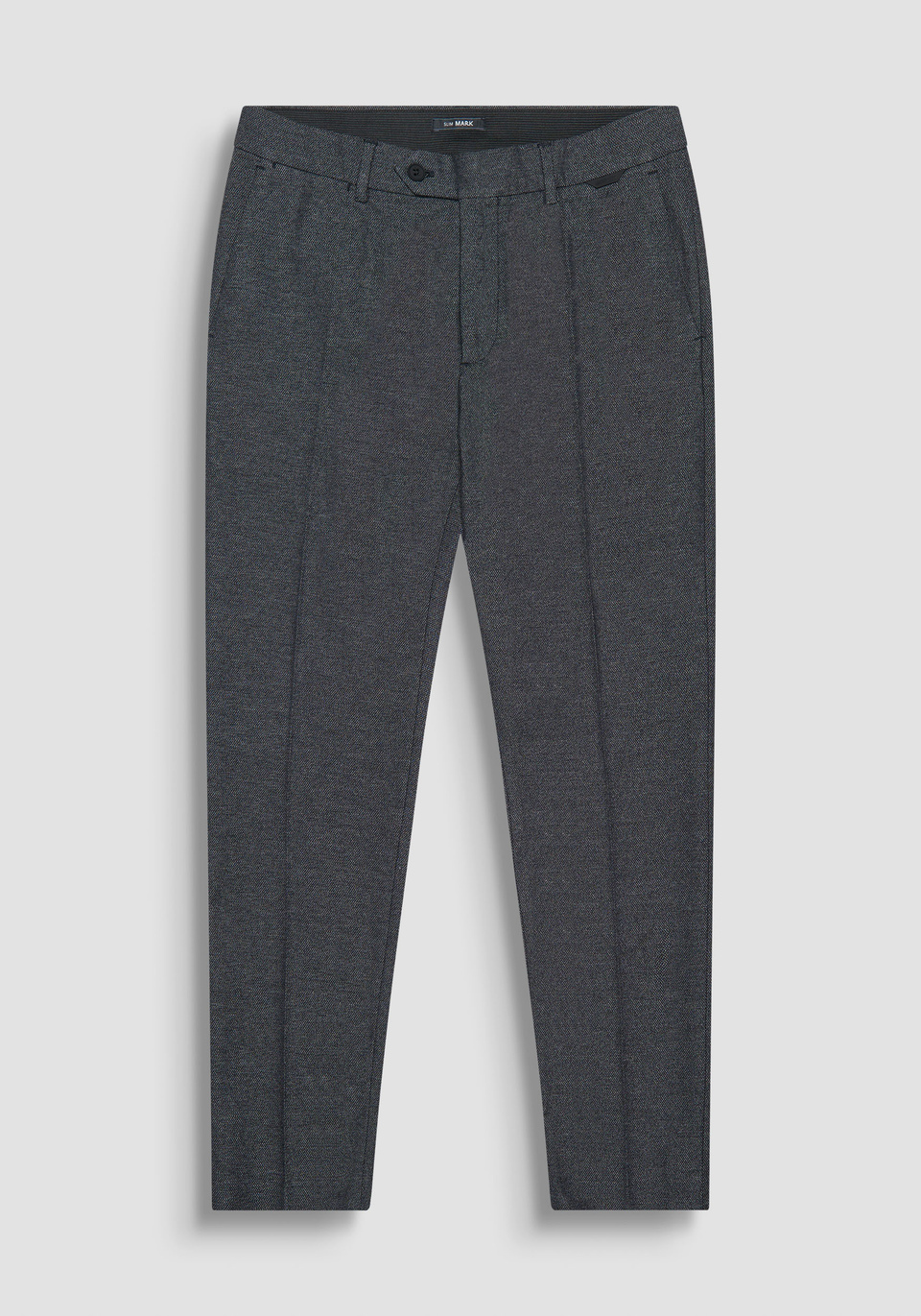 PANTALON « MARK » SLIM FIT EN COTON MÉLANGÉ ÉLASTIQUE AVEC LOGO - Antony Morato Online Shop