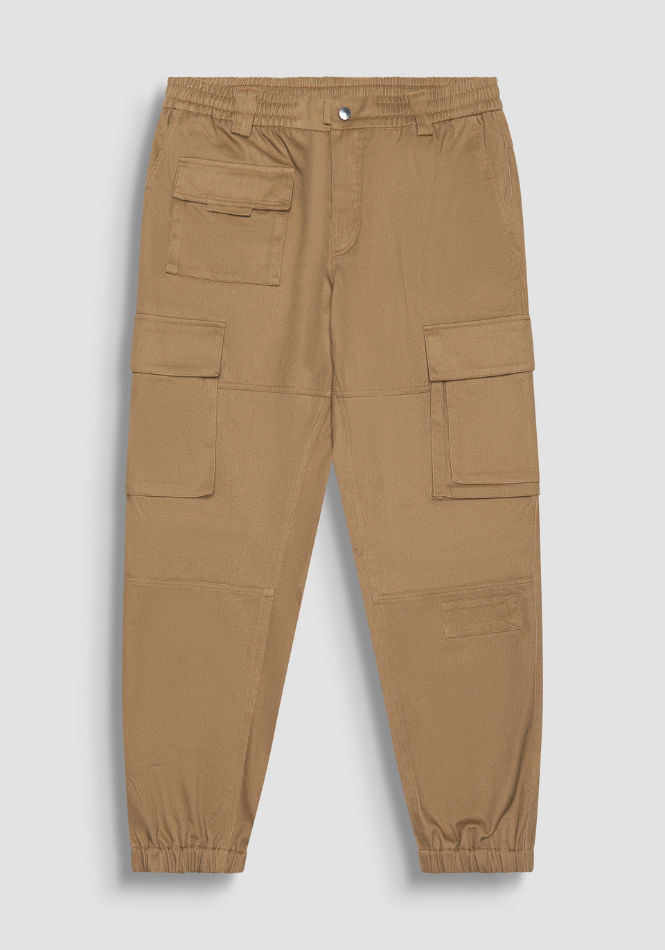 PANTALON CARGO « DYLAN » REGULAR FIT BEIGE EN VISCOSE MÉLANGÉE - Antony Morato Online Shop