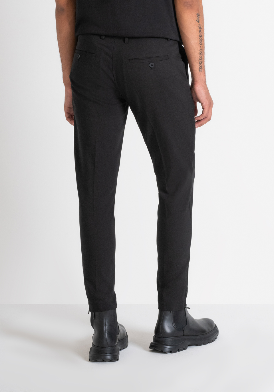 Slim fit site trousers clearance