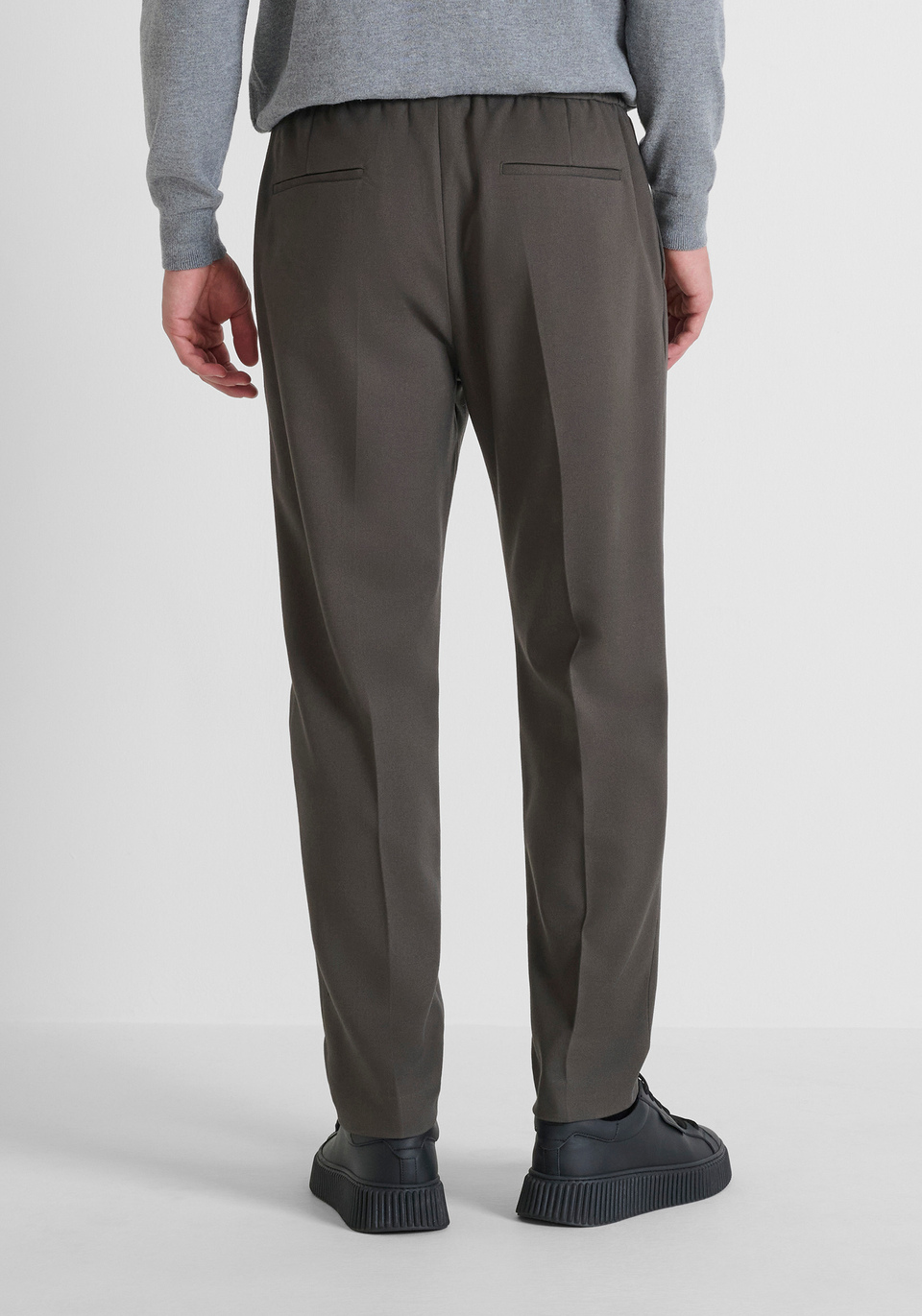 PANTALONI REGULAR FIT "NEIL" IN TWILL MISTO VISCOSA ELASTICA - Antony Morato Online Shop
