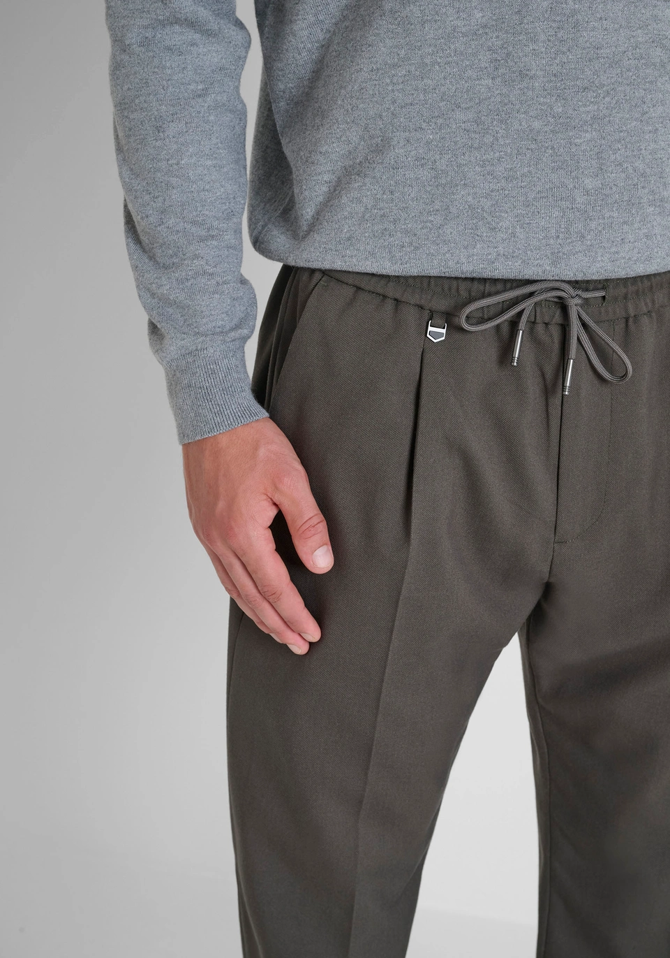 PANTALONI REGULAR FIT "NEIL" IN TWILL MISTO VISCOSA ELASTICA - Antony Morato Online Shop