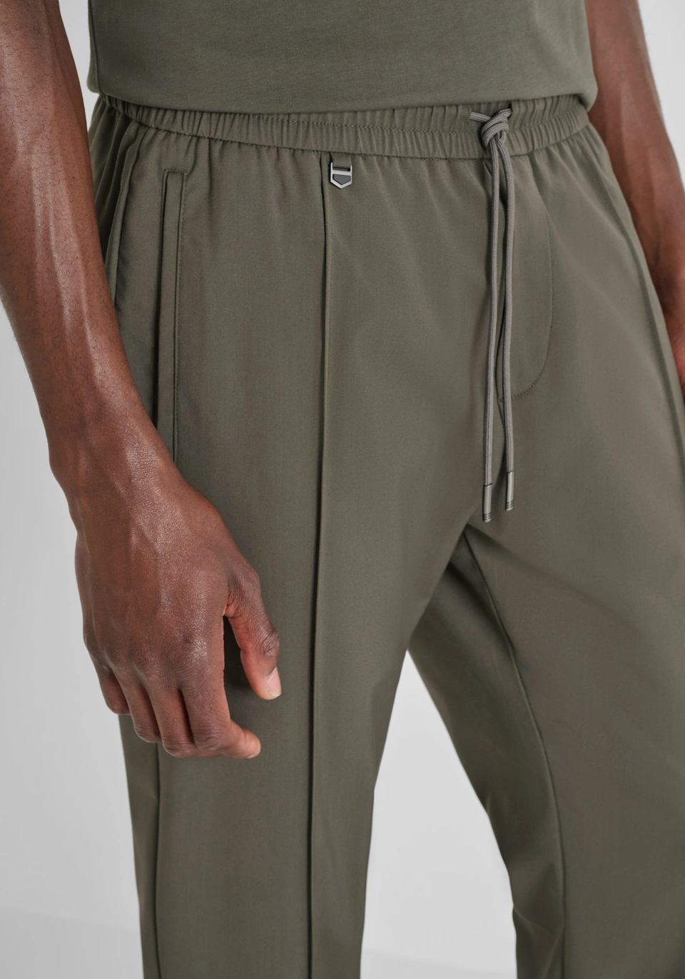 REGULAR FIT "NATE" TROUSERS IN STRETCH VISCOSE BLEND - Antony Morato Online Shop