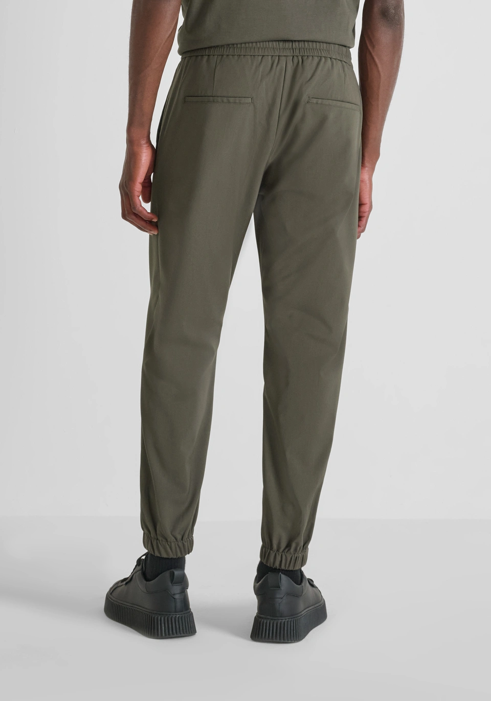 REGULAR FIT "NATE" TROUSERS IN STRETCH VISCOSE BLEND - Antony Morato Online Shop