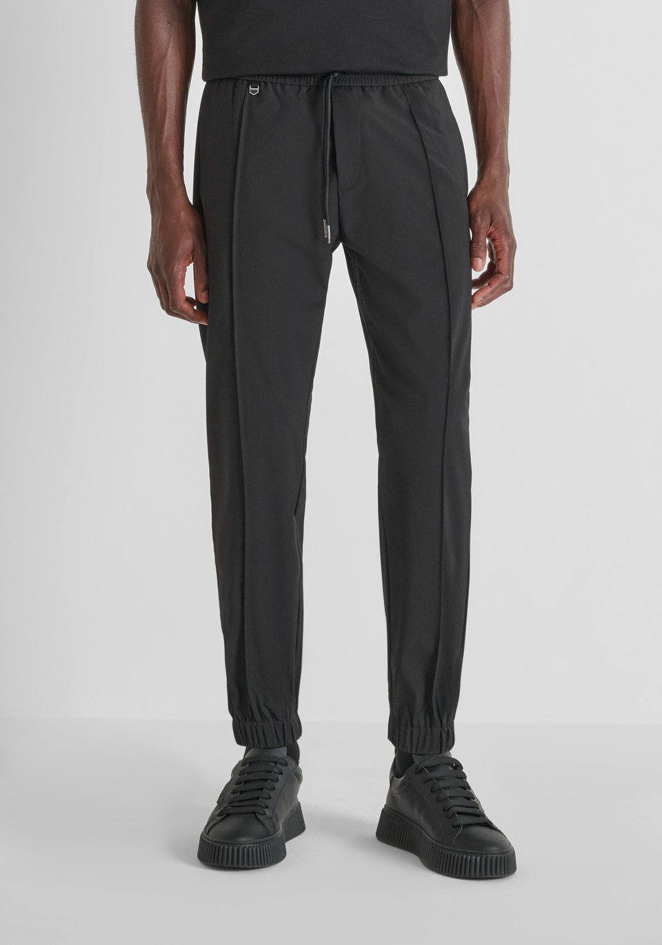 PANTALON REGULAR FIT « NATE » EN MÉLANGE DE VISCOSE STRETCH - Antony Morato Online Shop
