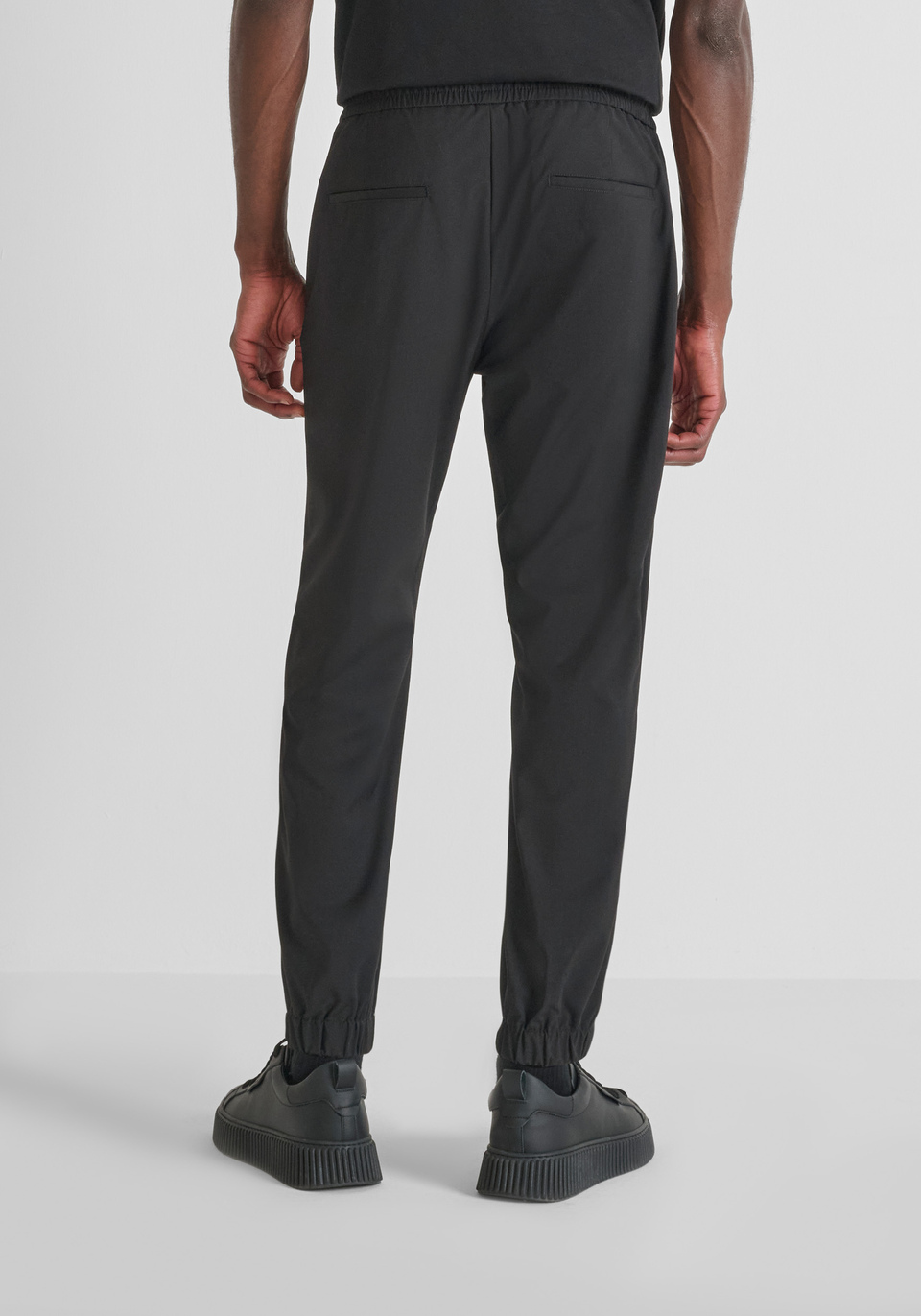 PANTALON REGULAR FIT « NATE » EN MÉLANGE DE VISCOSE STRETCH - Antony Morato Online Shop