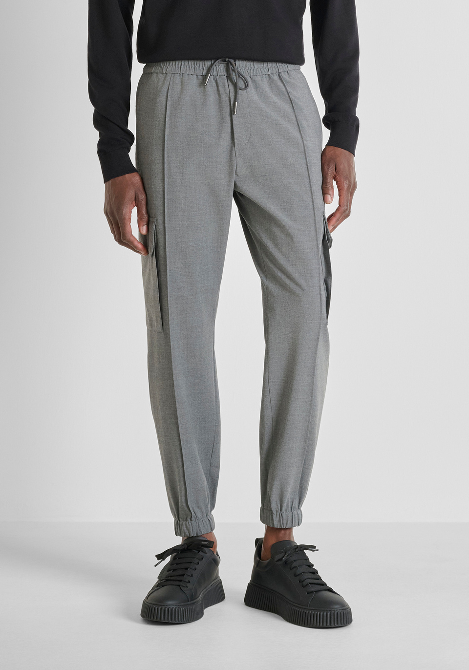 REGULAR FIT "EDWARD" TROUSERS IN STRETCH VISCOSE - Antony Morato Online Shop REGULAR FIT "EDWARD" TROUSERS IN STRETCH VISCOSE - Antony Morato Online Shop