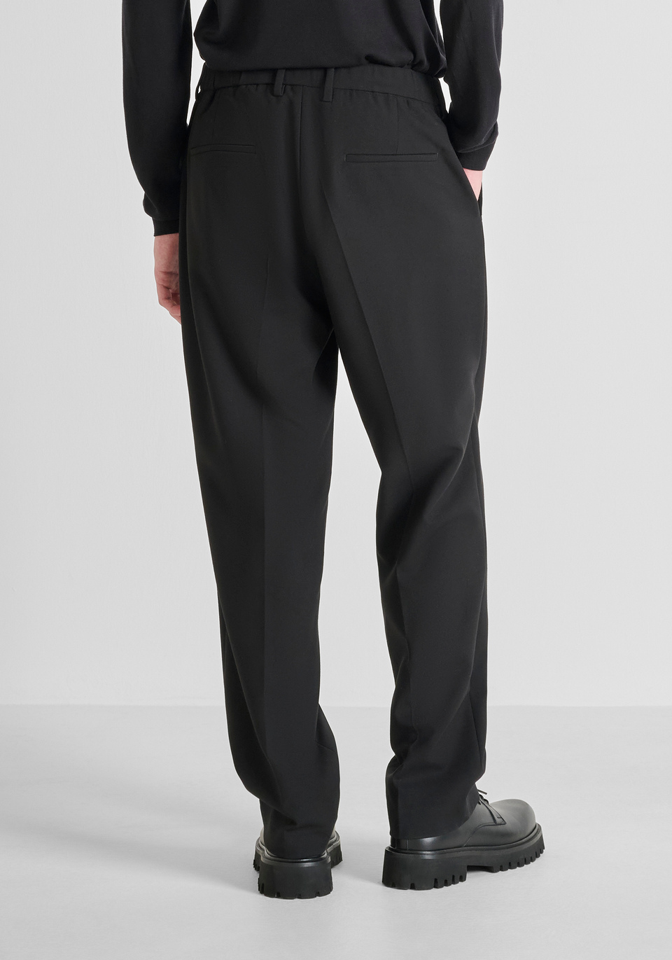 PANTALON RELAXED FIT « EVAN » MÉLANGE DE LAINE - Antony Morato Online Shop