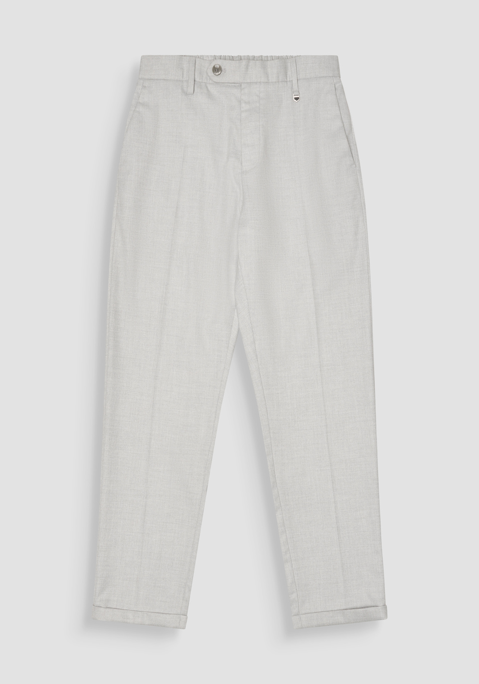 SLIM FIT KNÖCHELLANGE „RAD" HOSE AUS TWILL-STRETCH-VISKOSE-MISCHUNG - Antony Morato Online Shop