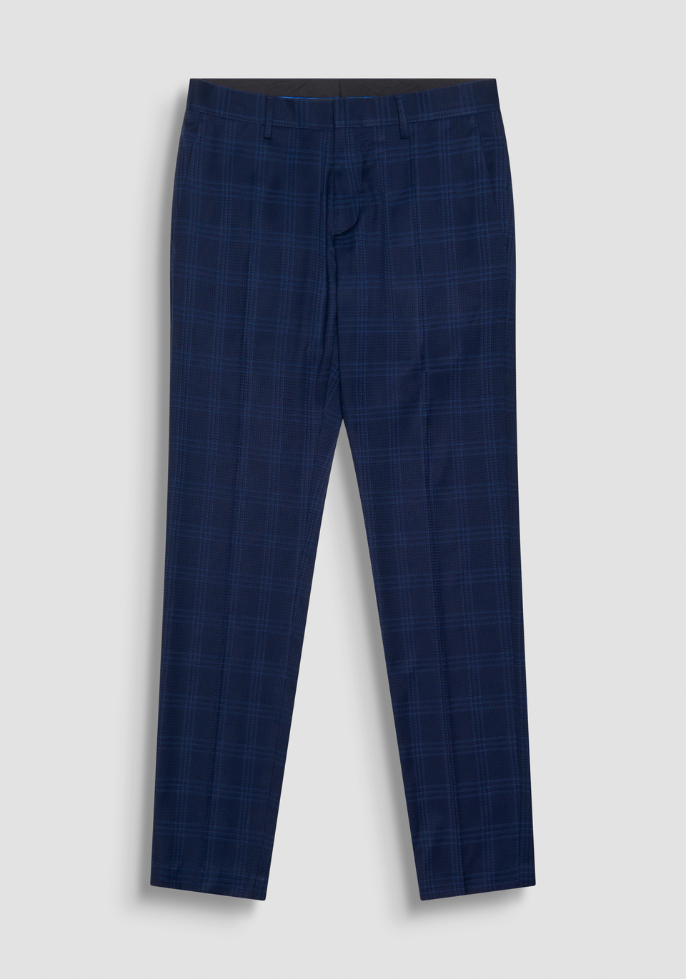 SLIM FIT "BONNIE" TROUSERS WITH CHECK PATTERN - Antony Morato Online Shop