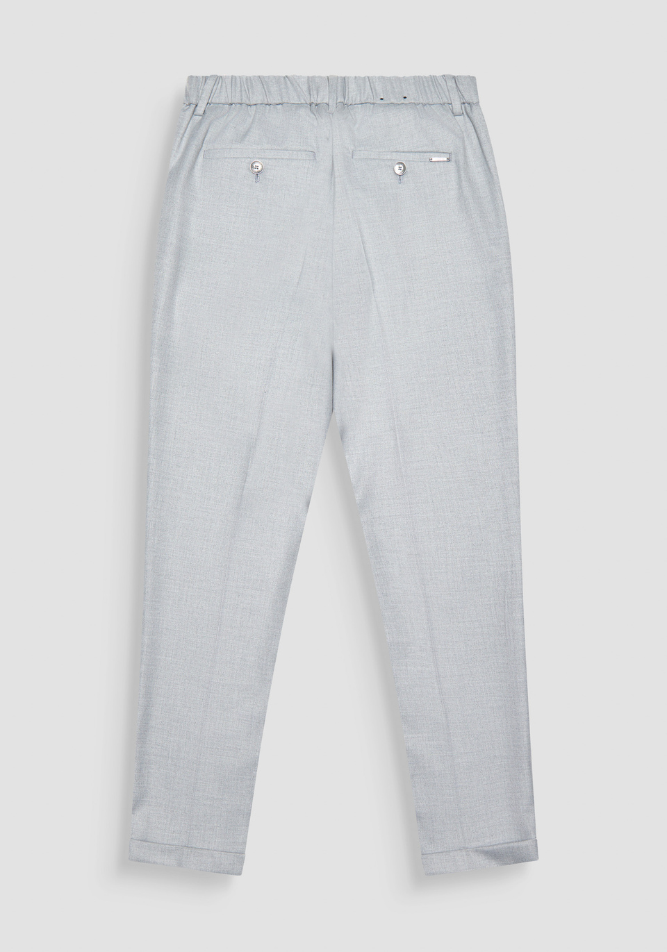 HOSE „GUSTAF“ CARROT FIT GRAU MELIERT AUS VISKOSE - Antony Morato Online Shop