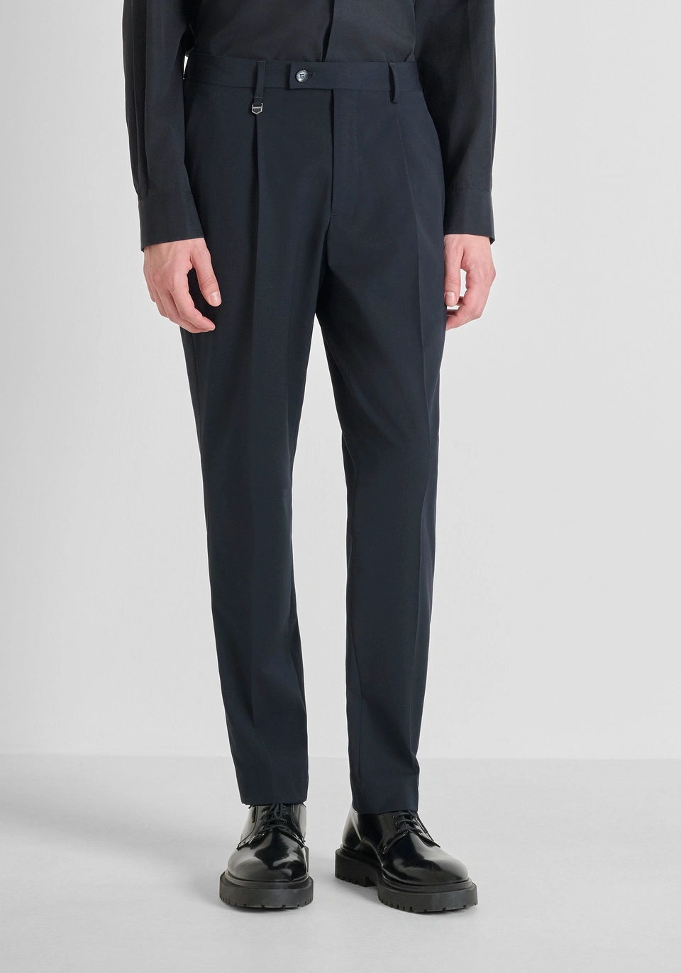 "LUIS" REGULAR FIT TROUSERS IN STRETCH VISCOSE BLEND - Antony Morato Online Shop "LUIS" REGULAR FIT TROUSERS IN STRETCH VISCOSE BLEND - Antony Morato Online Shop