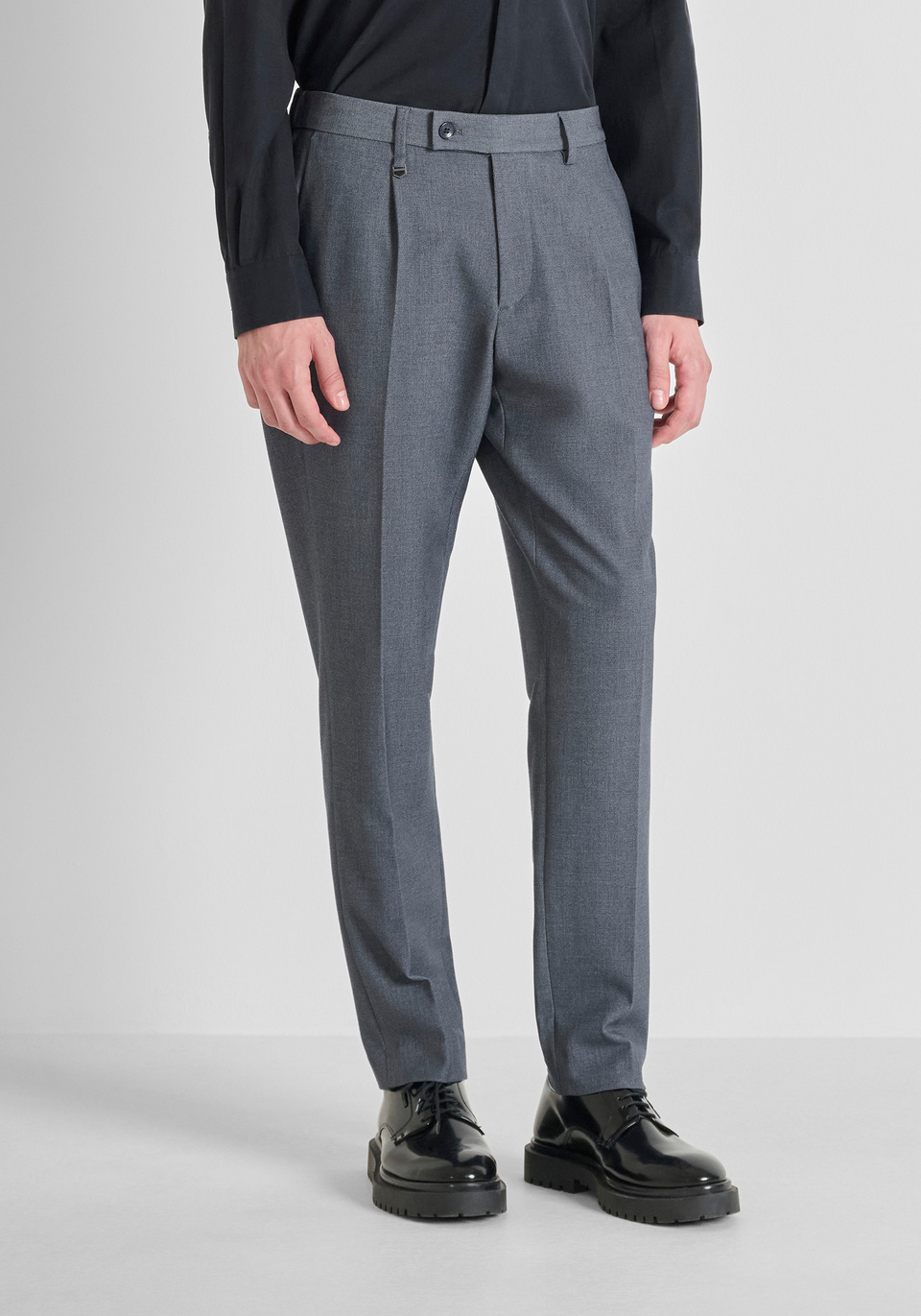 PANTALONI REGULAR FIT "LUIS" IN MISTO VISCOSA ELASTICA - Antony Morato Online Shop