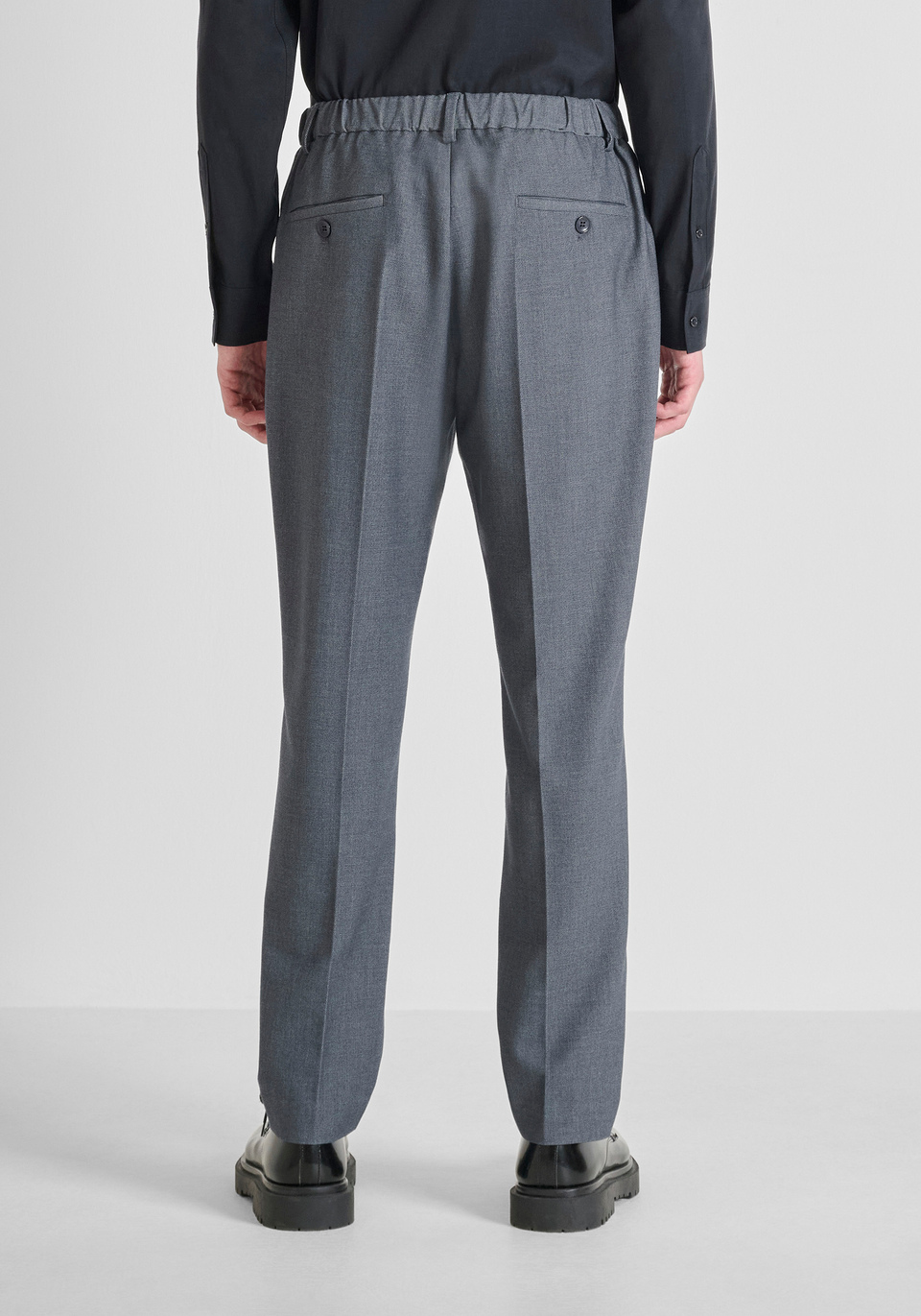 PANTALONI REGULAR FIT "LUIS" IN MISTO VISCOSA ELASTICA - Antony Morato Online Shop