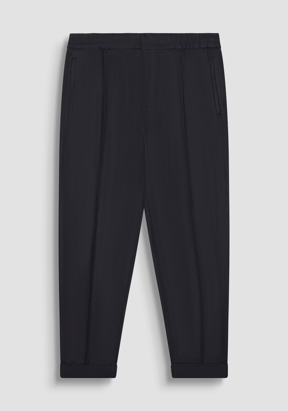 TROUSERS REGULAR ANKLE LENGHT FIT "ERIC" IN TWILL LINEN VISCOSE BLEND - Antony Morato Online Shop TROUSERS REGULAR ANKLE LENGHT FIT "ERIC" IN TWILL LINEN VISCOSE BLEND - Antony Morato Online Shop