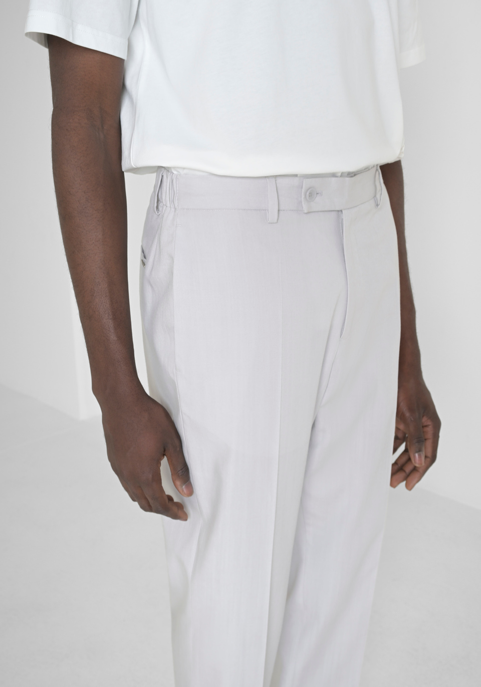 "EVAN" COTTON BLEND RELAXED FIT TROUSERS - Antony Morato Online Shop