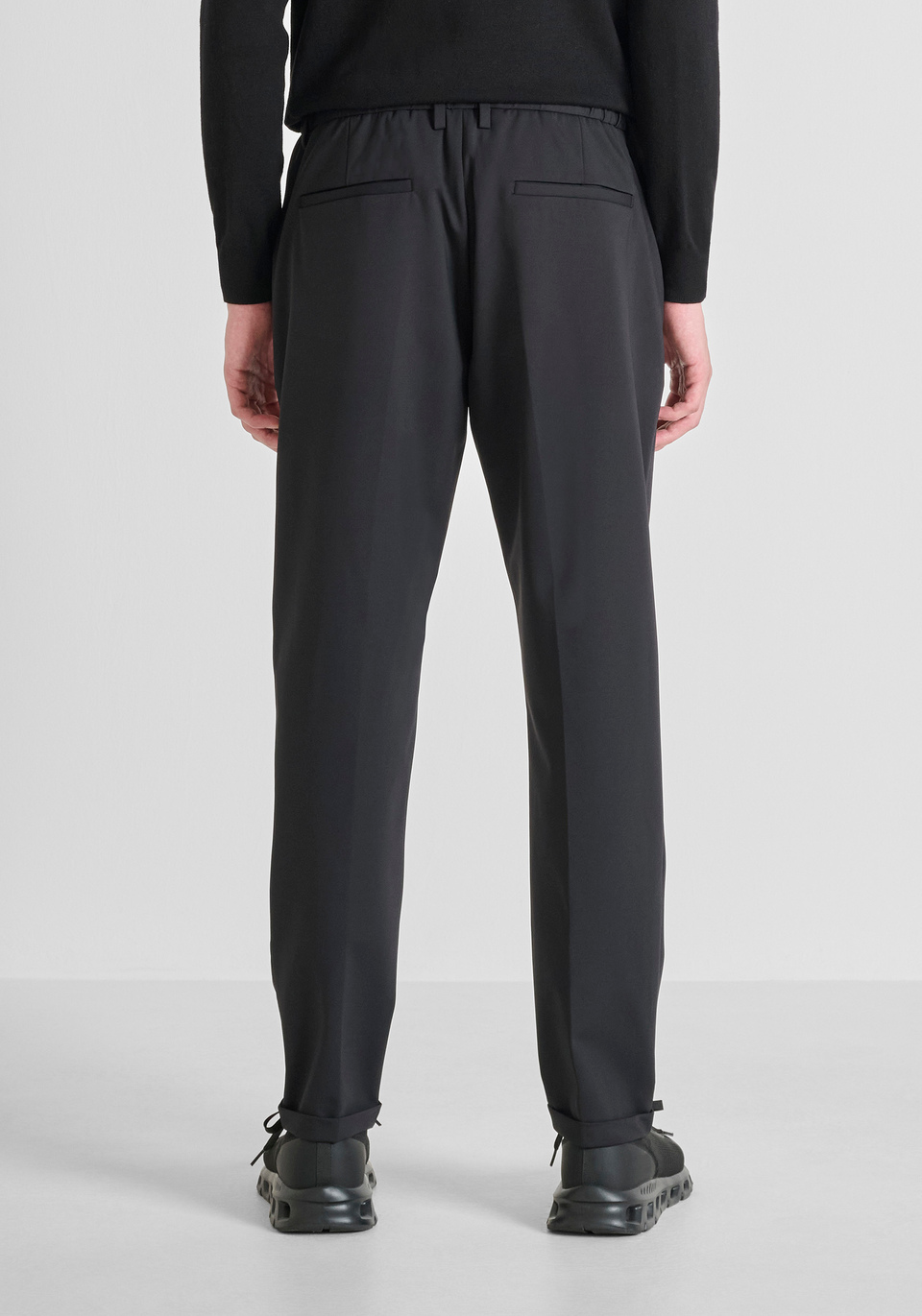SLIM FIT "RAD" TROUSERS IN BI-STRETCH TECHNICAL FABRIC - Antony Morato Online Shop