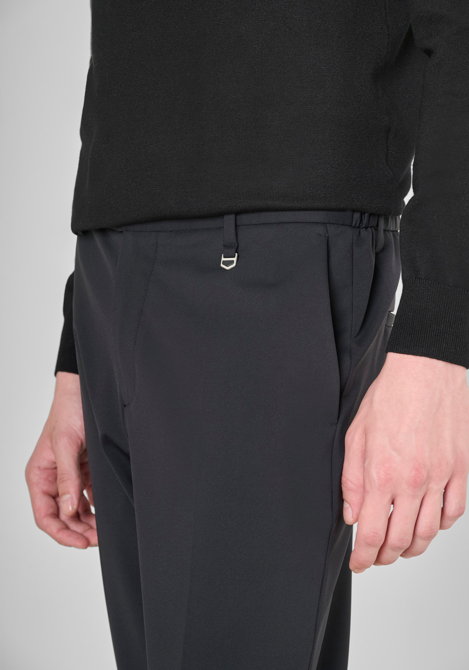 SLIM FIT "RAD" TROUSERS IN BI-STRETCH TECHNICAL FABRIC - Antony Morato Online Shop