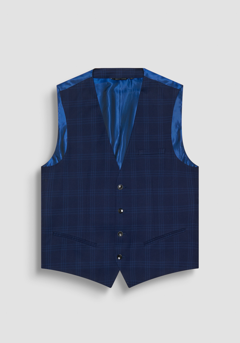 WESTE SLIM FIT AUS ELASTISCHER VISKOSE MIT KAROMUSTER - Antony Morato Online Shop