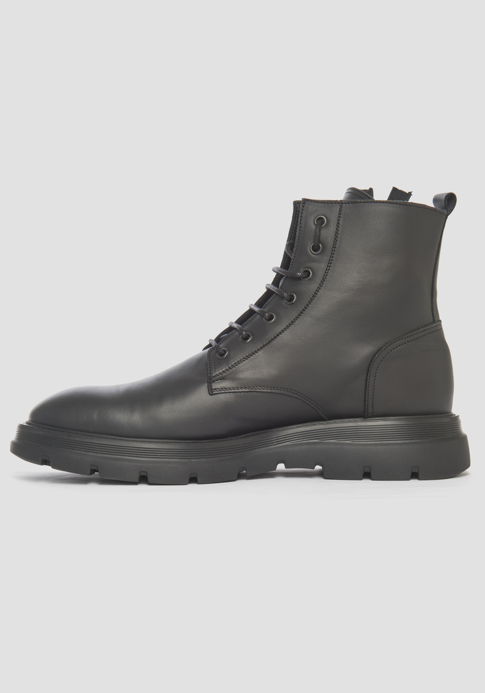 DODGE LEATHER BOOTS WITH SIDE ZIP - Antony Morato Online Shop