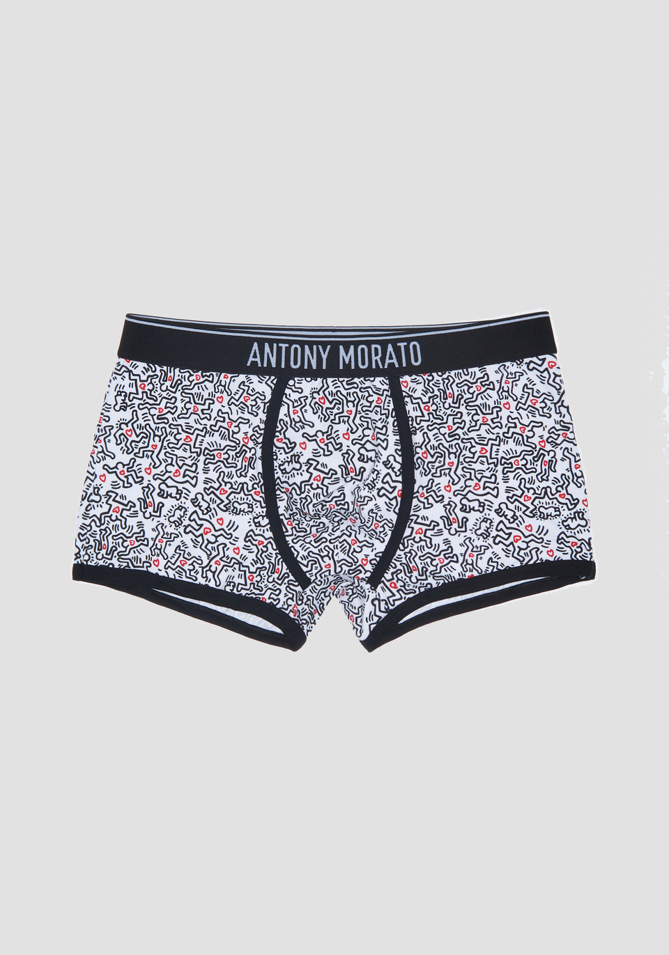 BOXERS WITH ALL-OVER KEITH HARING PRINT - Antony Morato Online Shop