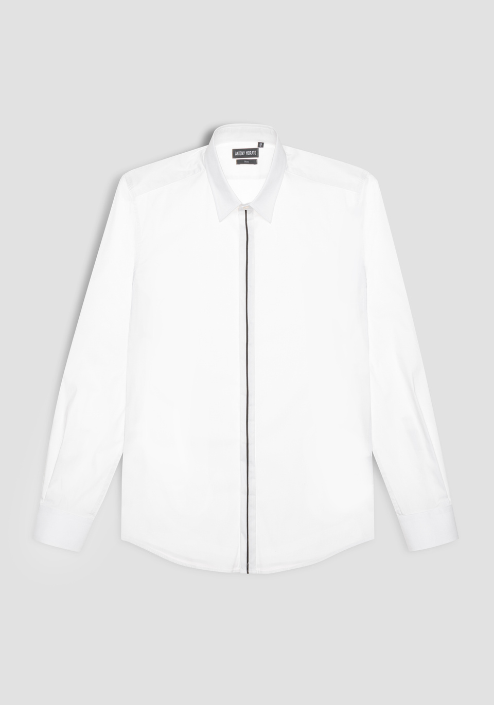 Slim-fit stretch cotton shirt - Antony Morato Online Shop