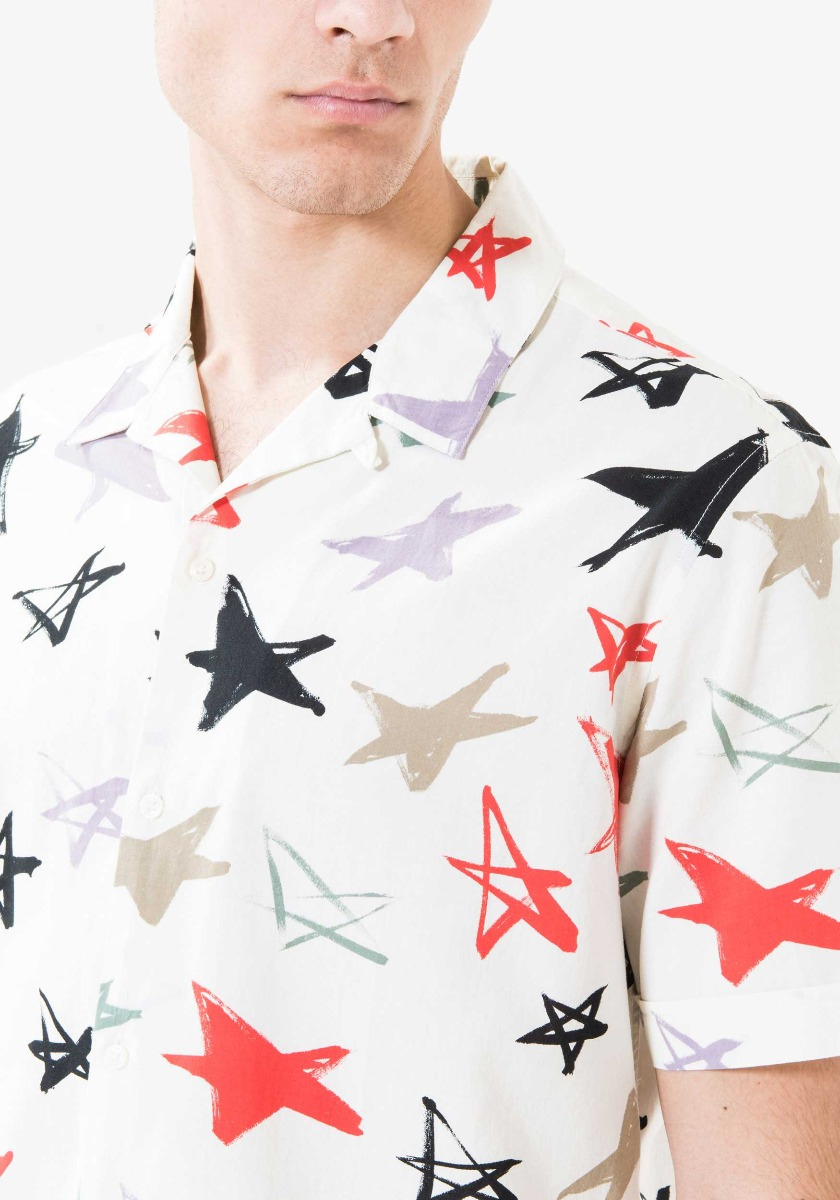Hemd mit Stern-Muster - Antony Morato Online Shop