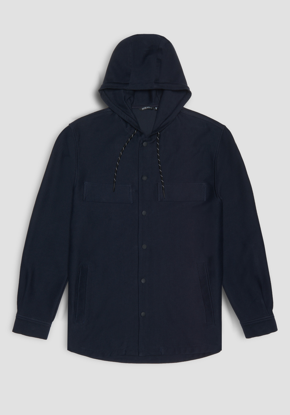 CAMISA OVER FIT DE SARGA DE ALGODÓN CON CAPUCHA - Antony Morato Online Shop