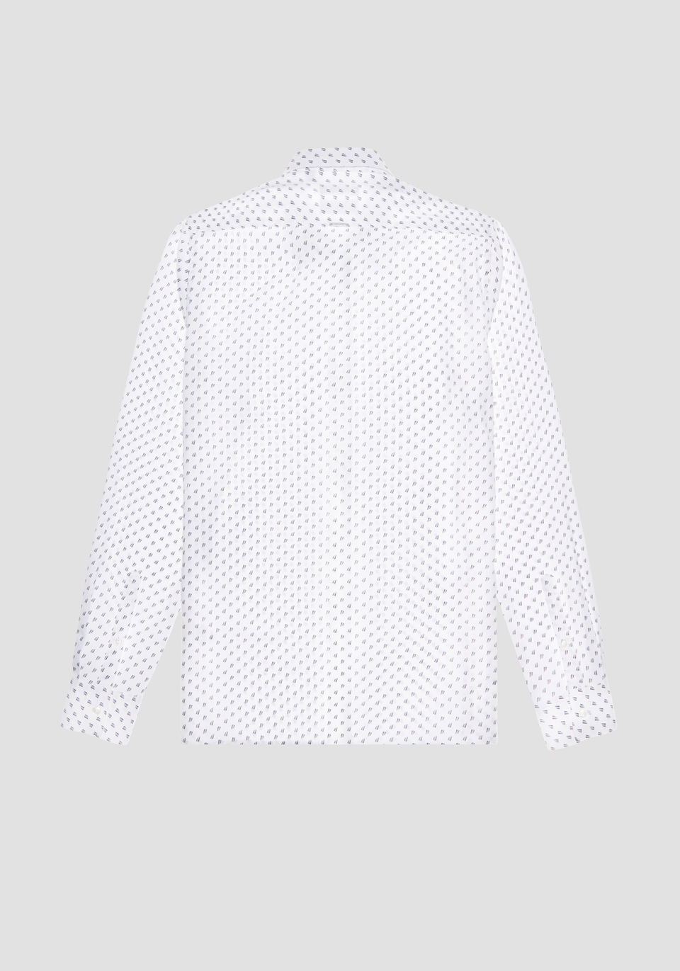 STRAIGHT-FIT SHIRT WITH ALL-OVER MICRO PATTERN - Antony Morato Online Shop