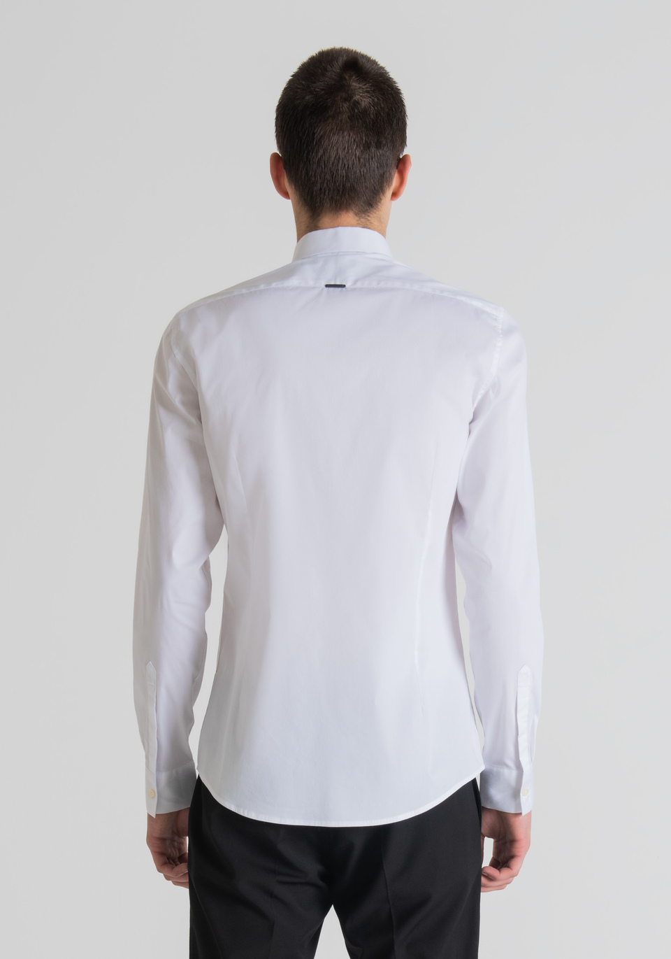 Camisa slim fit de algodón elástico - Antony Morato Online Shop