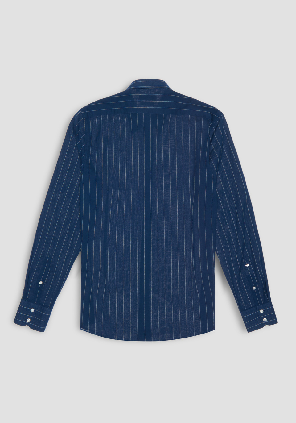 SLIM-FIT SHIRT IN LIGHTWEIGHT COTTON WITH A MICRO-STRIPE PATTERN - Antony Morato Online Shop